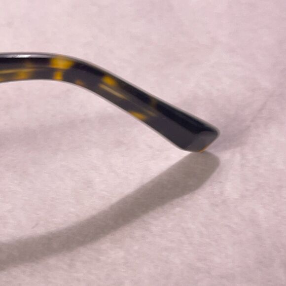 Warby Parker Eyeglasses Preston 205 Frame Only 49 20 140 Yellow Tortoise Cat Eye - Picture 4 of 8